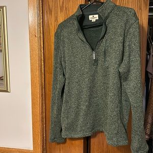Woolrich Hunter Green M 100% polyester pullover